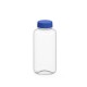 Trinkflasche Refresh klar-transparent 0,7 l - transparent/blau